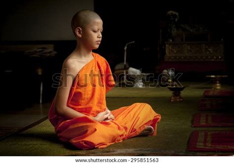 Buddhist Monk Meditation Temple Stock Photo (Edit Now) 295851563