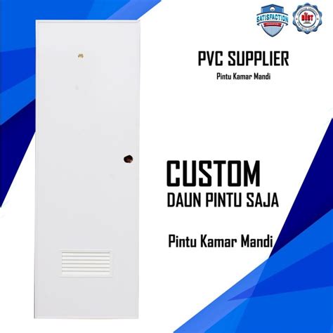 Jual Daun Pintu PVC Kamar Mandi Polos Custom Shopee Indonesia