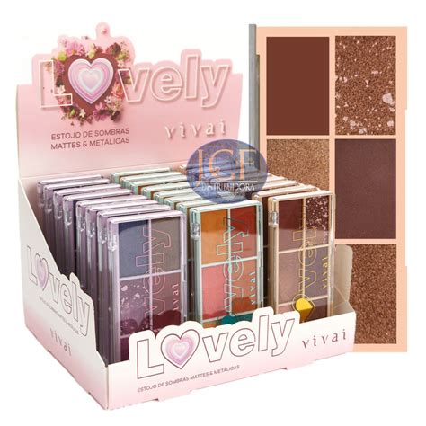 Vivai Paleta De Sombras Matte E Met Licas Lovely Unid