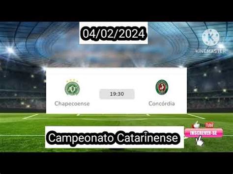 Chapecoense x Concórdia Campeonato Catarinense YouTube