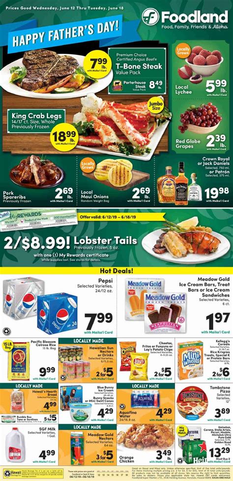 Foodland Weekly Ad Jun 12 - 18, 2019 - WeeklyAds2