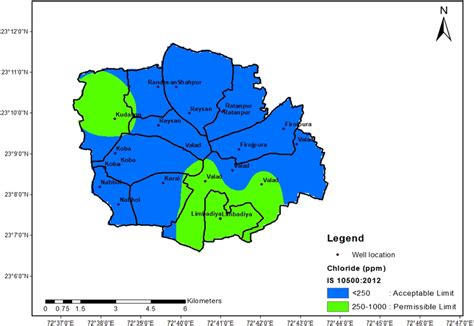 Spatial distribution of chloride ion | Download Scientific Diagram