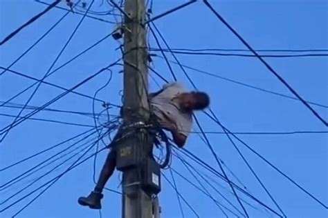 Trag Dia Em Cidade Da Bahia Eletricista Morre Eletrocutado Em Poste