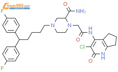 Piperazineacetamide Aminocarbonyl Bis Fluorophenyl