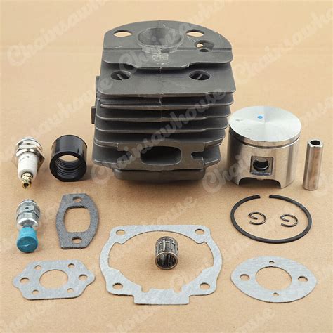 Bore 46mm Cylinder Piston Ring Kit For Husqvarna 50 51 55 55 Rancher Chainsaw Ebay