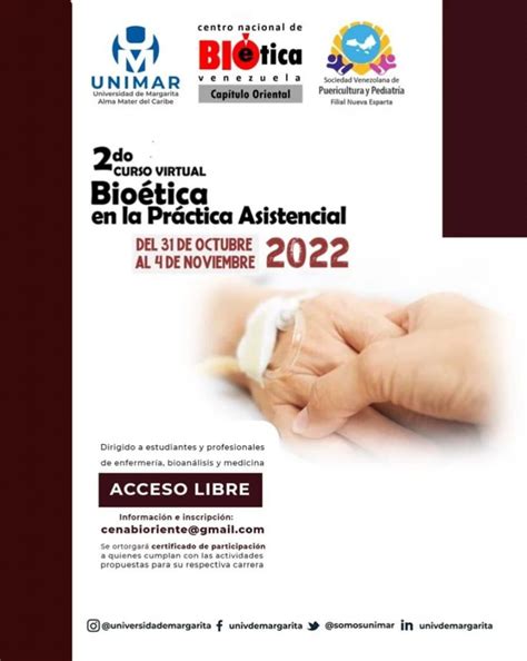 2do Curso Virtual Bioética En La Práctica Asistencial Academia Nacional De Medicina