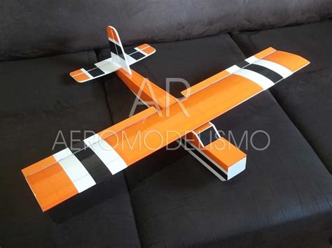 Aeromodelo Treinador Kit Em Depron P Montar Mercadolivre