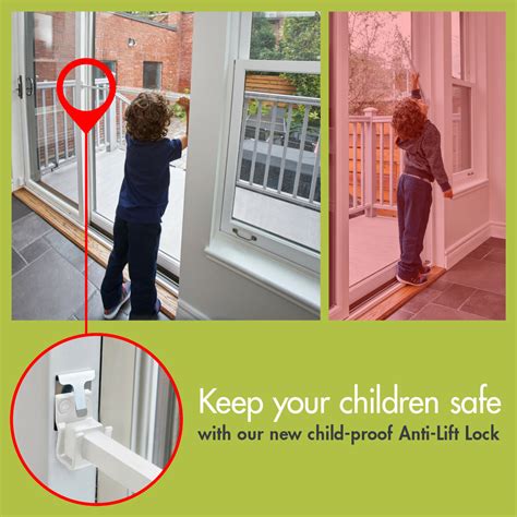 Patio Door Security Bar, White, And Contact Sensor Bundle