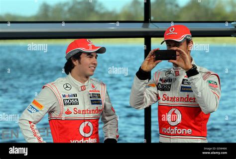 Vodafone Mclaren Mercedes Mp Car Launch Hi Res Stock Photography