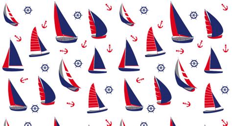 Nautical Backgrounds 14 Free Patterns In Red Blue And White