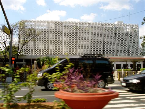 The American Embassy Manila Architecture Outdoor Structures Pergola