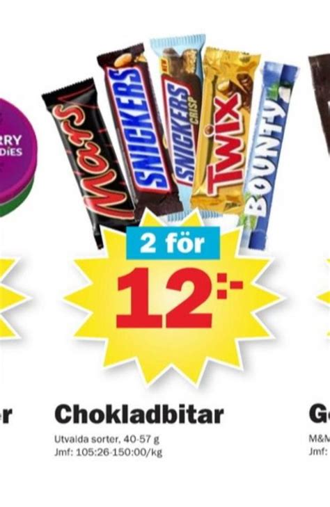 Twix Chokladbar Pek S Februari