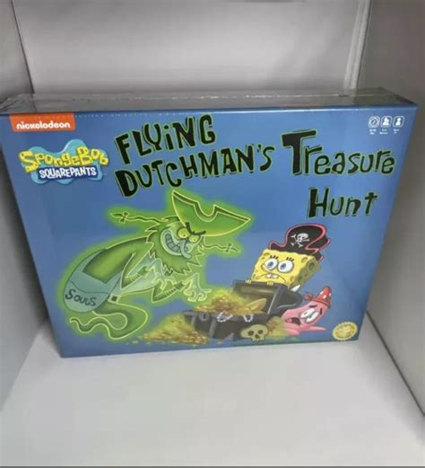 Nickelodeon Spongebob Flying Dutchmans Treasure Hunt Board Game Rare