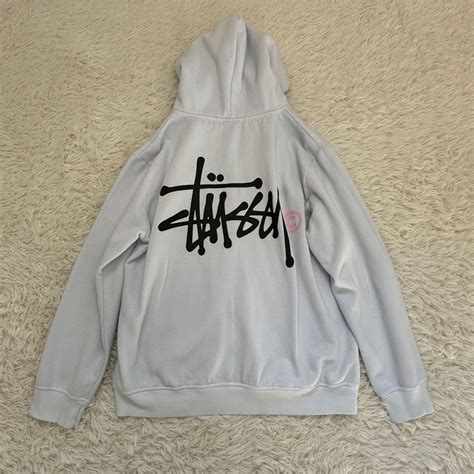 Stussy 【stussy】ステューシー Xl パーカー ホワイト ロゴろこの通販 By Cocoas【sale】コメント欄にて