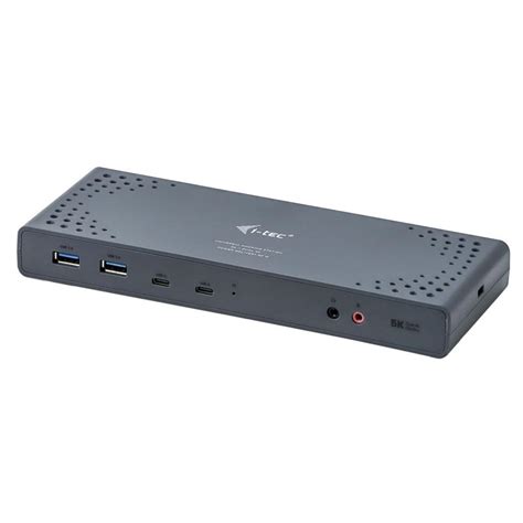 i-tec USB 3.0 / USB-C / Thunderbolt 3 Dual Display Docking Station + Power Delivery 65W | Trippodo