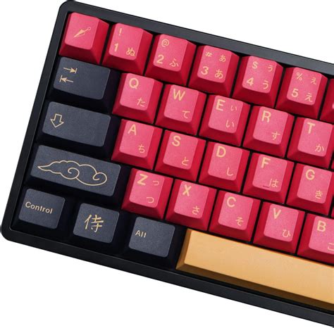 Buy Molgria Red Samurai Keycaps Set Pbt Keycaps For Gaming