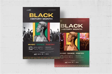 Black History Month Flyer Template - BrandPacks