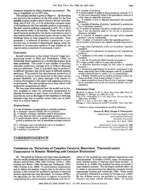 Pdf Structure Of Complex Catalytic Reactions Thermodynamic