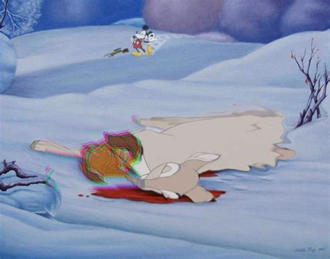 Who shot Bambi's mother? Mickey of course. by ConsciousCorpse on DeviantArt