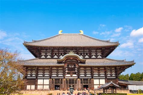 Gro Er Buddha Hall Von Todaiji Tempel In Nara Japan Redaktionelles