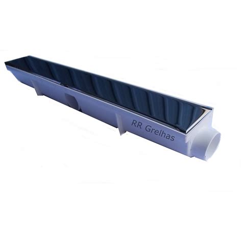 Ralo Linear 6x50cm Grelha Em Inox Oculta Coletor Pluvial Shopee