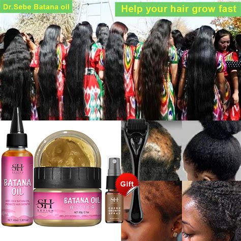 Batana Hair Fast Growth Oil Set African Crazy Traction Alopecia