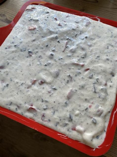 Rezept Erdbeer Stracciatella Schnitte Lowcarb Keto Glutenfrei Dr