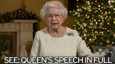 Watch the Queen's Christmas Day speech in full as she describes joy at ...