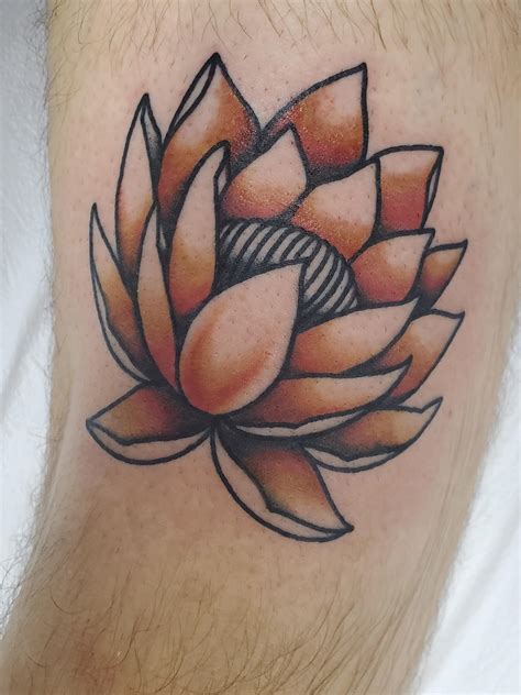 Tradition Lotus Flower Pat Hickman Tattoo Artistry In Tucson Az