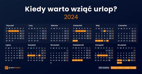 Kiedy wziąć urlop w 2024 roku Najlepsze wykorzystanie dni ustawowo