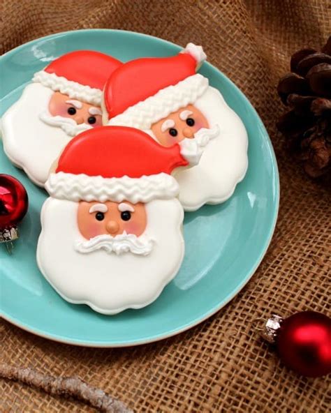 Santa Face Cookies Recipe And Tutorial In Katrinas Kitchen