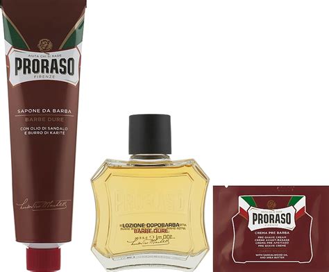 Proraso Red Classic Shaving Duo Set de rasage à poils raides crème