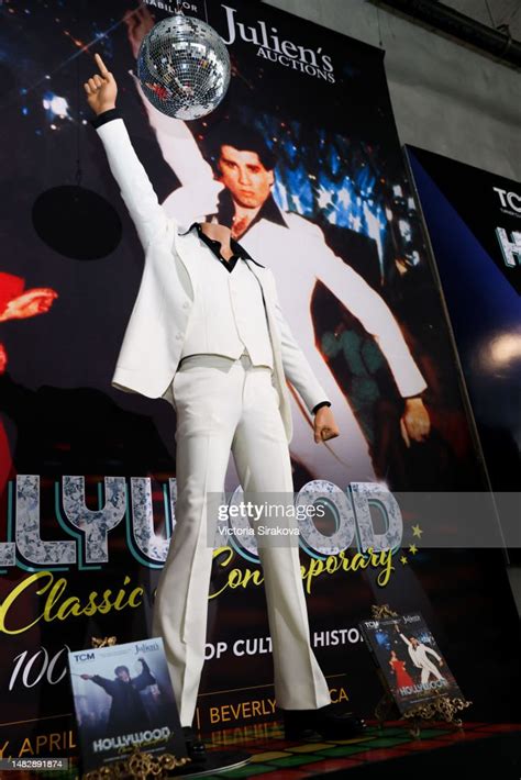 John Travolta's white suit from "Saturday Night Fever" is seen at... News Photo - Getty Images