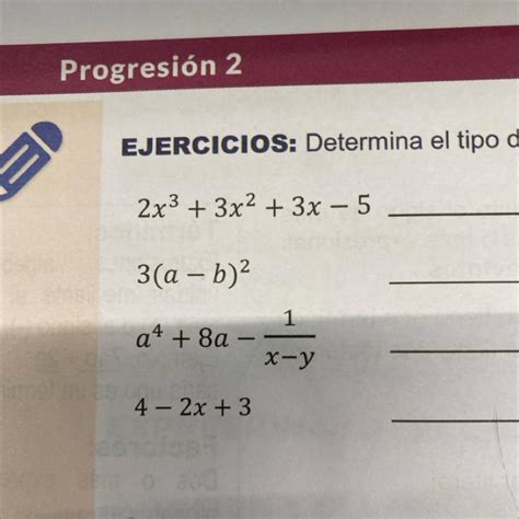 Cual Es El Tipo De Las Expresiones Algebraicas Brainly Lat