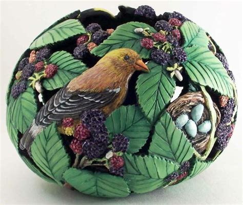 Phyllis Sickles Gourd Art Gourds Crafts Decorative Gourds