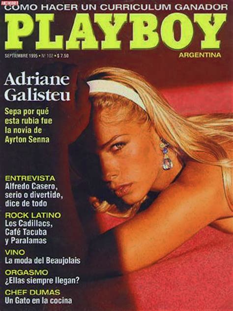 Naked Adriane Galisteu In Playboy Magazine Argentina