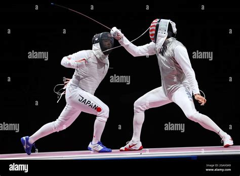 Yudai Nagano (JPN), AUGUST 1, 2021 - Fencing : Men's Foil Team 3rd place match during the Tokyo ...