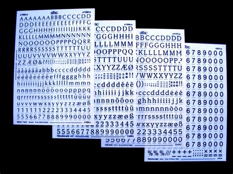 Dry Transfer Letters Alfac Letraset Instant Lettering Letter Font