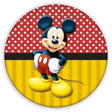 Painel Redondo Mickey Sublimado D Sublistamps Sublima O