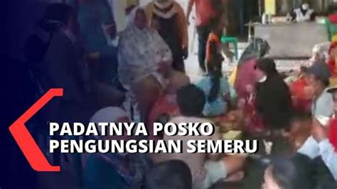 Jadi Posko Pengungsian Darurat Bagi Korban Erupsi Gunung Semeru Ini