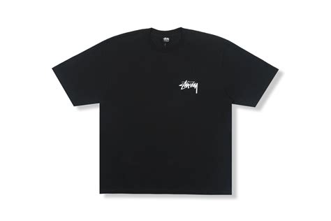 Stussy Withered Flower Black Tee Glab Vn