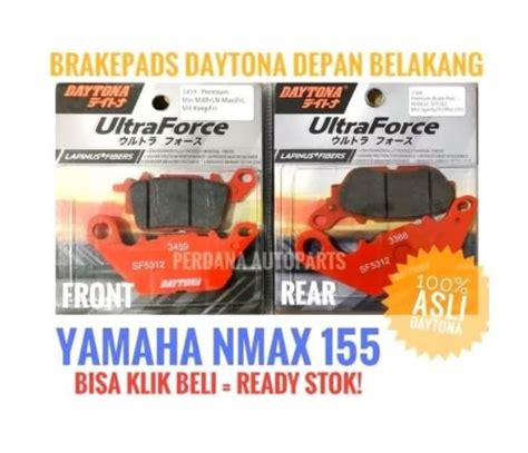 Jual Kampas Rem Yamaha NMAX Depan Belakang Ready Asli DAYTONA Lapinus