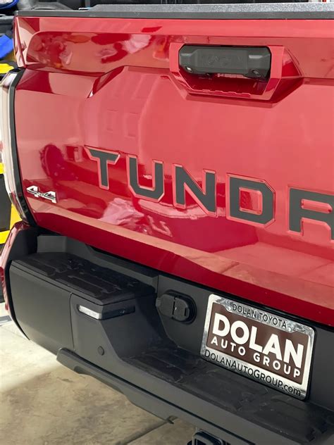 2021 Toyota Tundra Tailgate Insert Letters