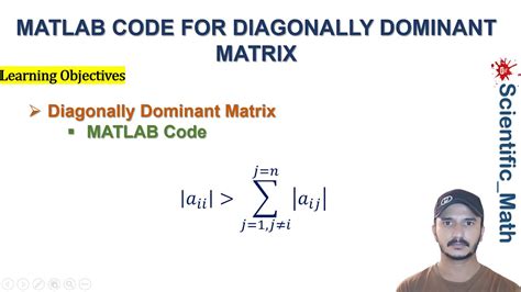 Matlab Code For Strictly Diagonally Dominant Matrix Matlab