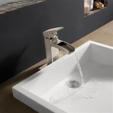 Pfister Kenzo Brushed Nickel 2 Handle Widespread Watersense Mid Arc Bathroom Sink Faucet With