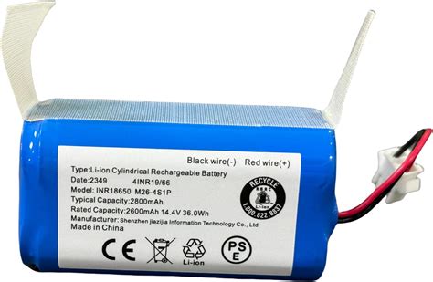 XITAIAN 14 4V 36Wh 2600mAh INR18650 M26 4S1P Replacement Battery For