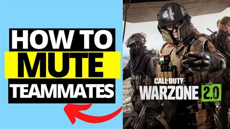 How To Mute Teammates In Warzone 2 Youtube