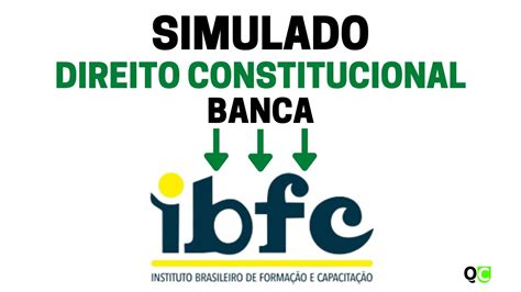 Simulado De Direito Constitucional Banca Ibfc Youtube