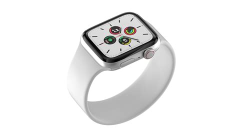 Apple Watch SE Silver Model - TurboSquid 2080686