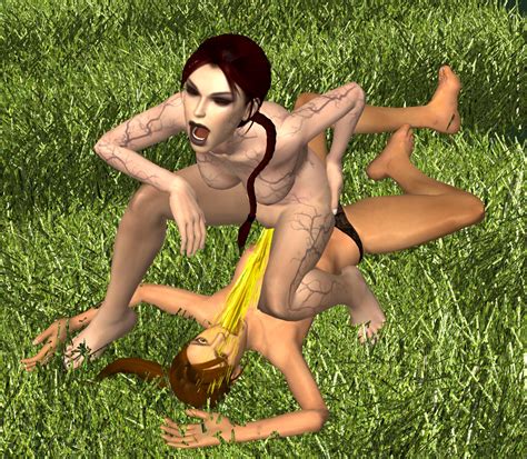 Rule 34 3d Doppelganger Female Female Only Femdom Human Lara Croft Lara Croft Lau